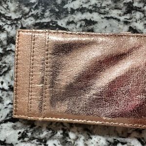 J Crew card holder rose gold